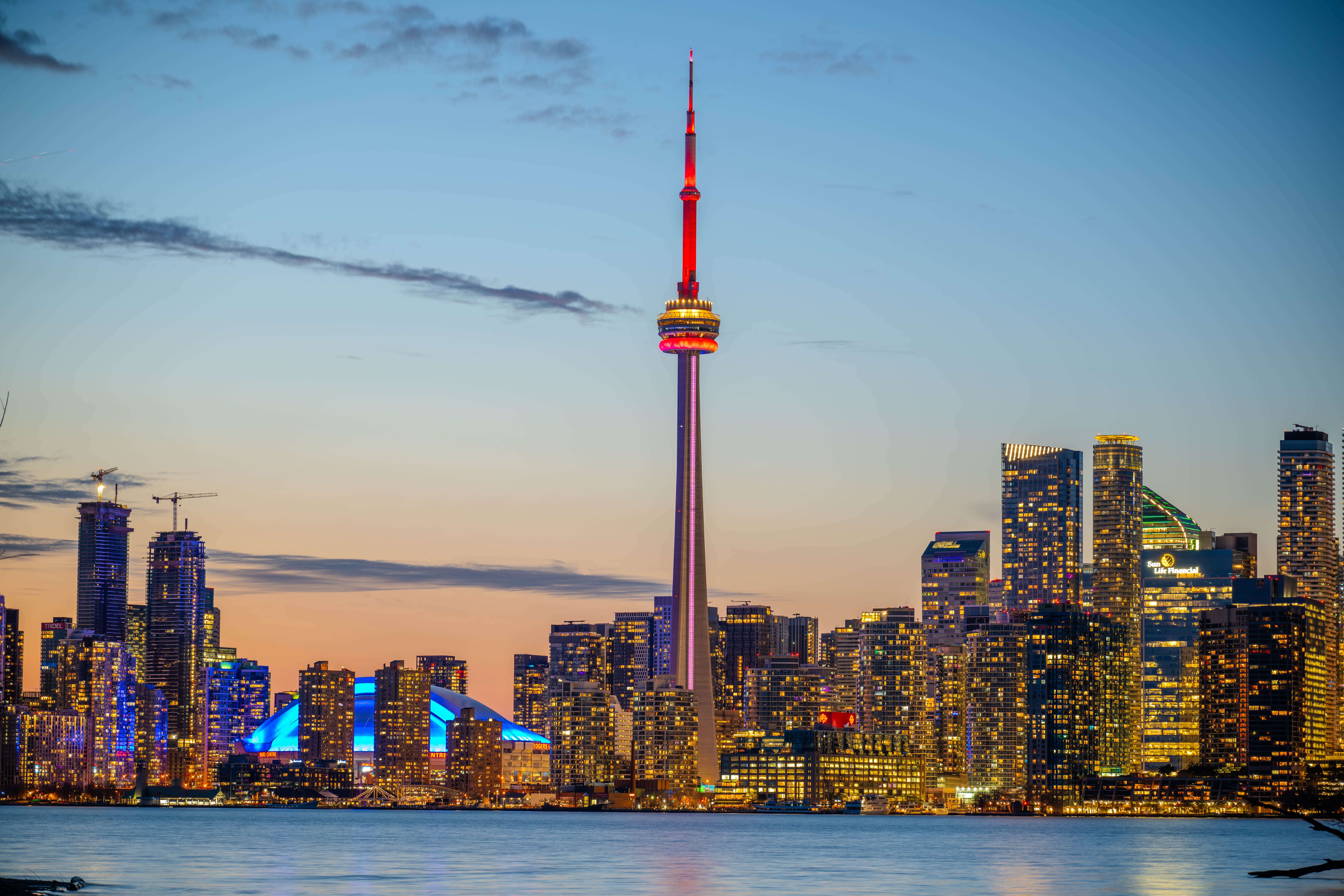 Image of CN Tower in Toronto,Canada